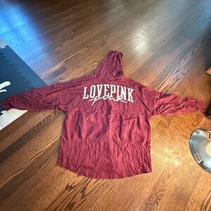 PINK Victoria's Secret Burgundy Hoodie
